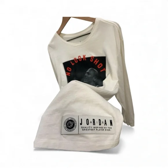 Jordan Men’s Long Sleeve Graphic Tee – Size XL - Picture 3 of 5